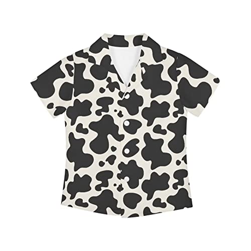 Custom Boys Hawaiian Shirt Casual Regular Fit Lapel Short Sleeve Cartoon Tropical Beach Shirt Hawaiian Shirt