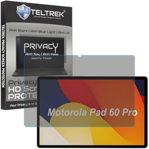 Image of Privacy Matte Anti Peep Screen Guard Compatible With Moto Pad 60 Pro Tab (12.7 inch Inch Tablet) Anti Spy Screenguard Not a Tempered Glass Screen Protector
