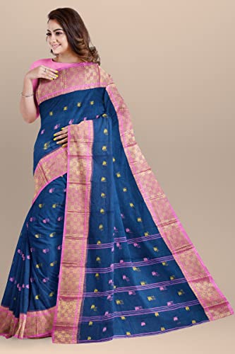 Image of Woven Tangail Pure Cotton Saree