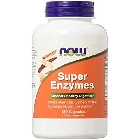 NOW Foods Super Enzymes, 180 Capsules by Now Foods Cover