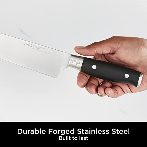 Ninja-Foodi-StaySharp-Knife-Block-with-Integrated-Sharpener-6-Piece-Set-K32006UK-Stainless-Steel-Scissors-SilverBlack Ninja Foodi StaySharp Knife Block with Integrated Sharpener 6 Piece Set K32006UK Stainless Steel Scissors SilverBlack