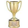Crown Awards World's Greatest Mom Trophy, 5 1/2 Gold Cup Best Mom Mothers Day Trophy Gift Prime