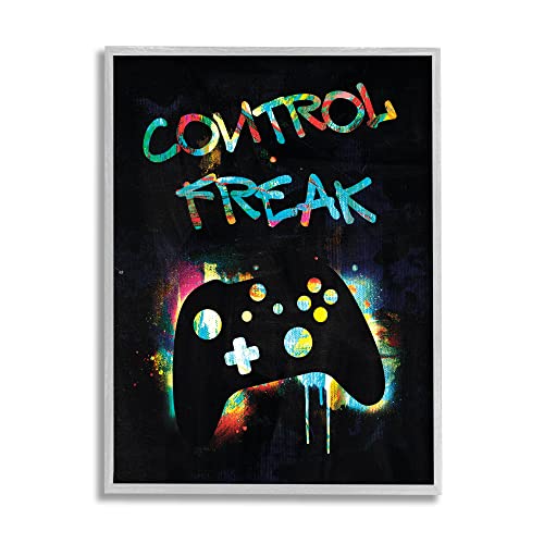 'Control Freak Game Controller Graffiti Street'| Framed Giclee Art