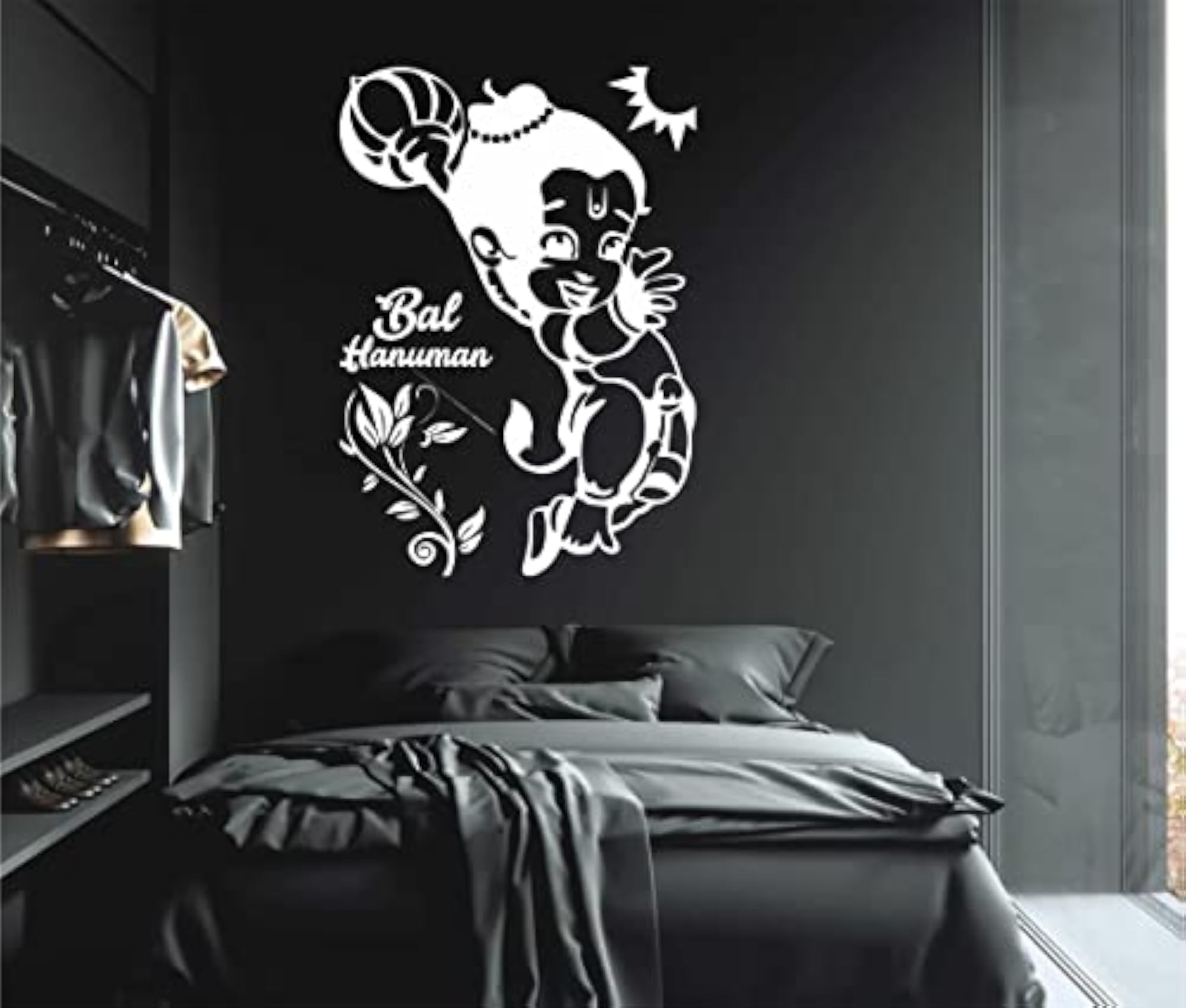 Large Bal Hanuman Wall Sticker