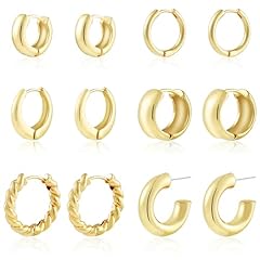 B-Gold hoops