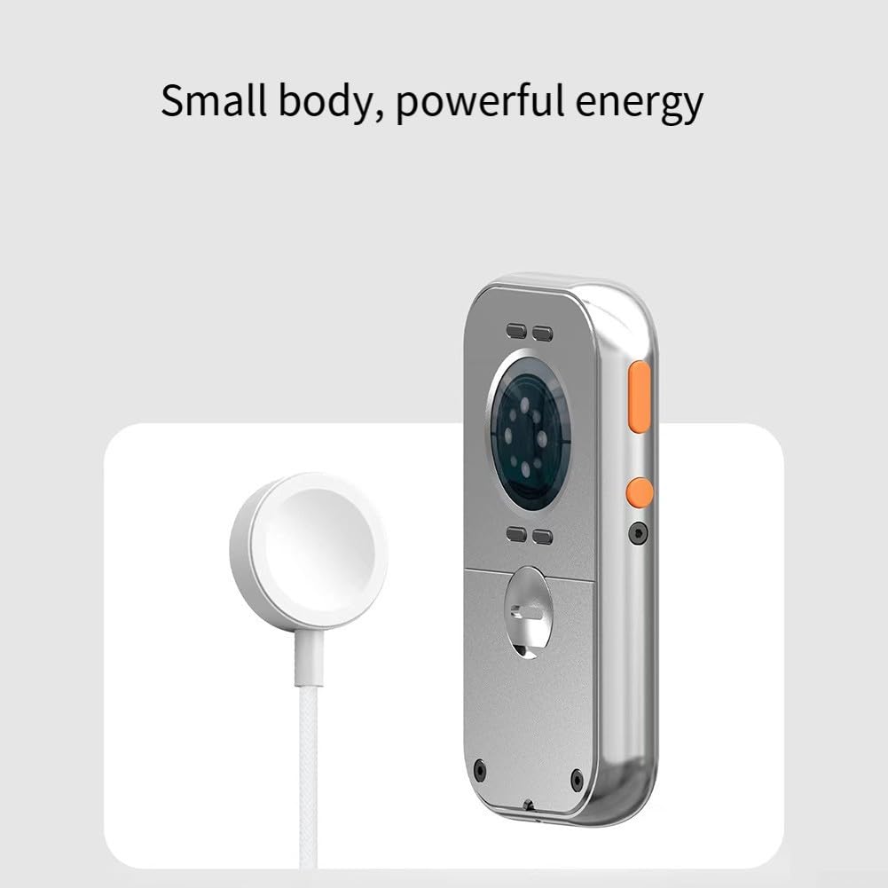 Smartwatch-Schutzhülle aus Aluminiumlegierung mit Retro-Pod- und Klickrad-Design, präzise Passform für I-Watch Serie 7/8/9/10, 44/45 mm (44 mm)
