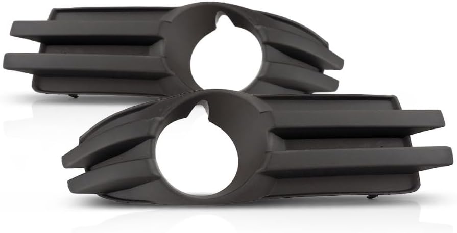 For Dodge Grand Caravan Fog Light Cover 2008 2009 2010 Driver and Passenger Side Pair/Set | Paint to Match | DOT/SAE Compliance | CH2598103 + CH2599103 | 5113233AA + 5113232AA