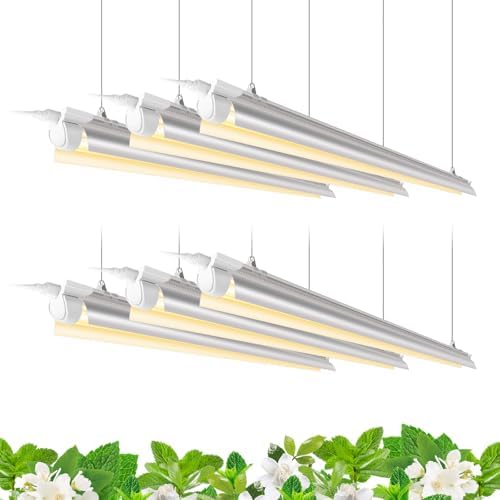 Barrina T8 Grow Light, 4FT 42W Full Spectrum LED Plant Light Stri...