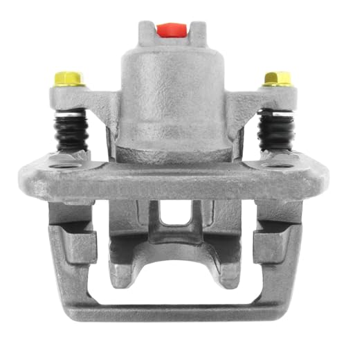 Image of Detroit Axle - Pair Rear Brake Calipers for 2010-2014 Subaru Legacy Outback | Disc Brake Calipers with Bracket Replacement