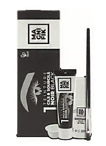 kit teinture cils et sourcils noir black