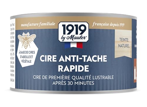 MAULER Cire pour Bois Antiquaire Abeilles Naturel 250ml