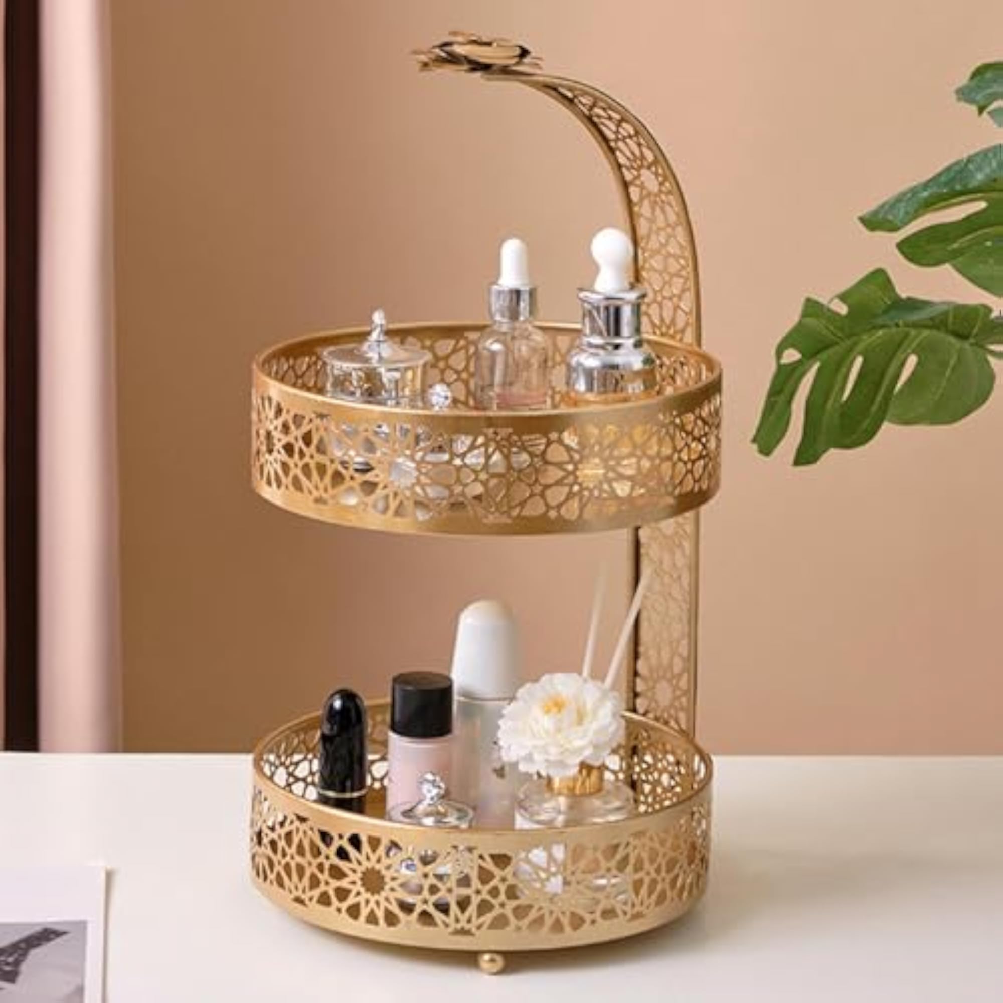 Cosmetics Jewelry Trinket Tray Organizer