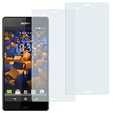mumbi Schutzfolie kompatibel mit Sony Xperia Z3 Folie, Xperia Z3 Dual Folie klar, Displayschutzfolie (2X)