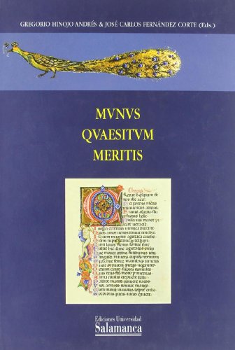 Portada de Mvnvs Qvaesitvm Meritis. Homenaje a Carmen Codoñer