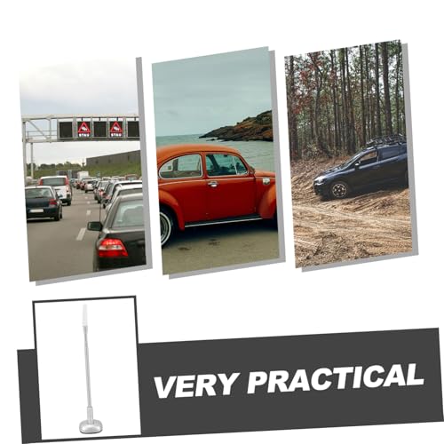 Antena de coche ajustable que soluciona los golpes en techos bajos de parking 3