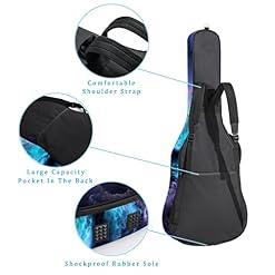 Housse de transport étanche pour guitare avec bandoulière réglable Motif bois coloré, Multicolore 06, 42.9×16.9×4.7 in… - Les Beatles, Paul McCartney, John Lennon, RIngo Starr, George Harrison Housse de transport étanche pour guitare avec bandoulière réglable Motif bois coloré, Multicolore 06, 42.9x16.9x4.7 in… – Image 3