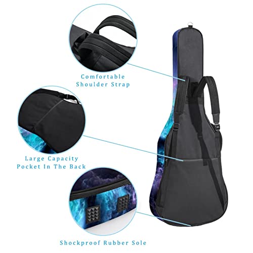Housse de transport étanche pour guitare avec bandoulière réglable Motif bois coloré, Multicolore 06, 42.9×16.9×4.7 in… - Les Beatles, Paul McCartney, John Lennon, RIngo Starr, George Harrison Housse de transport étanche pour guitare avec bandoulière réglable Motif bois coloré, Multicolore 06, 42.9x16.9x4.7 in… – Image 4