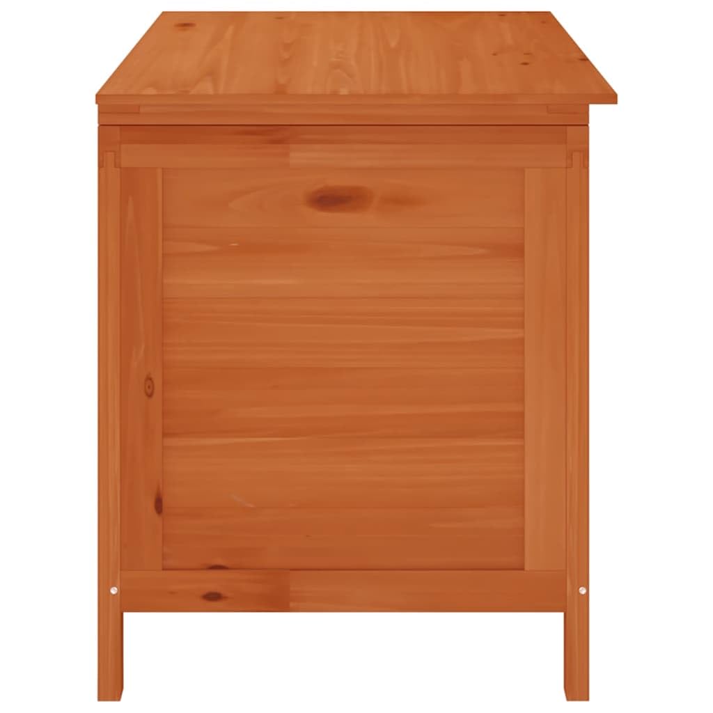 Skrzynia ogrodowa z litego drewna jodłowego, 99 x 49,5 x 58,5 cm, odporna na warunki atmosferyczne, z dużą ilością miejsca do przechowywania, jako skrzynia na poduszki i skrzynia na poduszki do ogrodu
