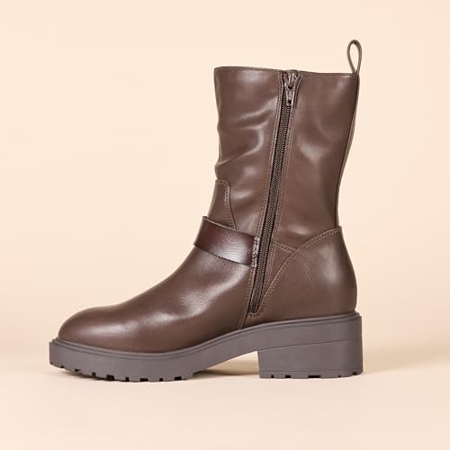 Amazon Essentials Women's Biker Boots - Now $39.70 - Image 3