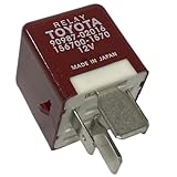90987-02016 Relay 12V 4-Pin, Engineering Ref 156700-1570, Replaces 90080-87024, Compatible with Toyota & Lexus...
