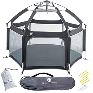 POP ‘N GO Premium Indoor and Outdoor Baby Playpen – Portable, Lightweight, Pop Up Pack and Play Toddler Play Yard w…