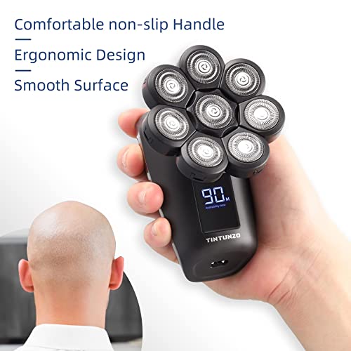 Head Shaver 8D - Electric Head Shavers For Bald Men With Wet And Dry Head - Cordless, Rechargeable, Ergonomic Design - Multifunctional Electric Razor #TOP5