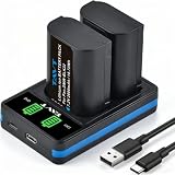 TAVT 2pcs 2600mAh DMW-BLK22 Batteria e Caricabatterie per Panasonic Lumix DC-S5, S5 II, S5 IIX, S9, GH6, G9, DC-G9 II, GH5 II