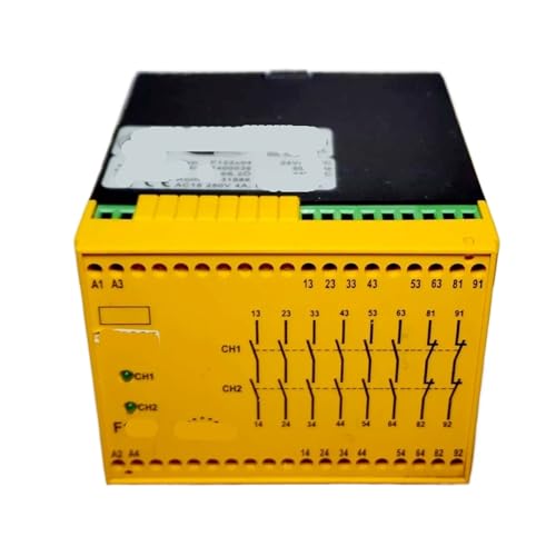Relais de sécurité 24 V F122x04 module automatisme rail DIN 07400036