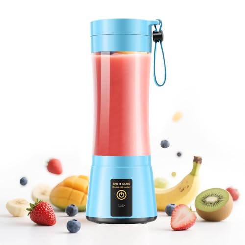Image of Personal Size Portable Blender Blender - Shakes and Smoothies, Cordless & USB Rechargeable, Lightweight with BPA-Free Cup Suit in Picnic /Sports /Office