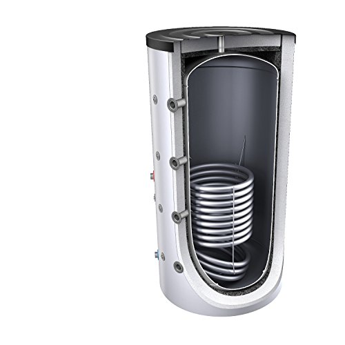 800L Pufferspeicher/ Heizungsspeicher- Warmwasserspeicher für Heizungswasser, mit 1 Wärmetauscher (auch als Solarspeicher geeignet), inkl. Isolierung. Für Trinkwasser siehe emaillierte EWS8B Reihe
