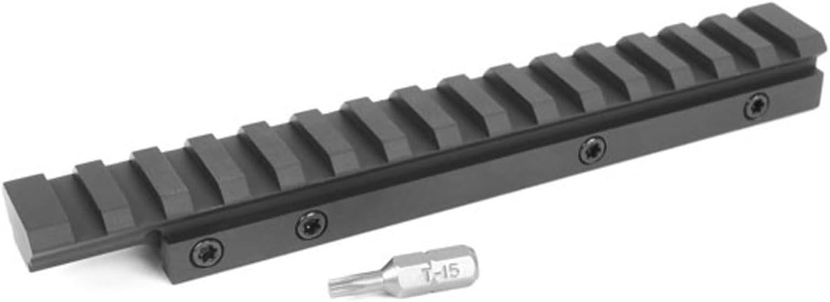 EGW HD CZ 457 Picatinny Rail Scope Mount – 0 MOA, CNC Machined 7075‑T6 Aluminum, Matte Black, Made in USA, Includes Mounting Hardware. Clamp On Base for 11MM Dovetail