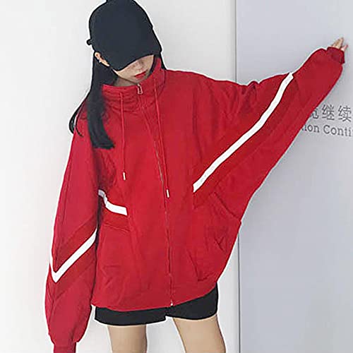 Pull décontracté femme imprimé avec sweat à capuche ample et poches mode taille L - 5