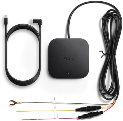70mai 4G Hardwire Kit UP05, Type-C for Dash Cam A510, X800, A810, T800, A810 Lite, 12V-30V to 5V/2.4A, Remote Monitoring, Low Voltage Protection, 24H Parking Mode, Compatible with AT&T SIM Cards only