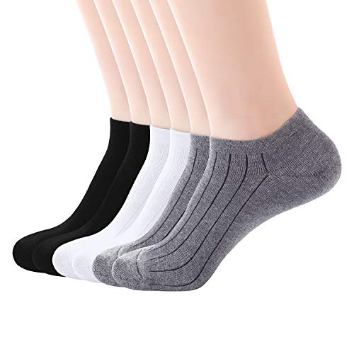 Image of ROSEHONEY Womens Socks Low Cut Ankle Athletic Thin Cotton Casual Short Socks 6 Pairs