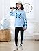 Seanrui Teen Girl Clothes Girls Fashion Sweatshirts Outfits Zize 12 Blue Butterfly Sweatsuits Tween Girls Trendy Clothes
