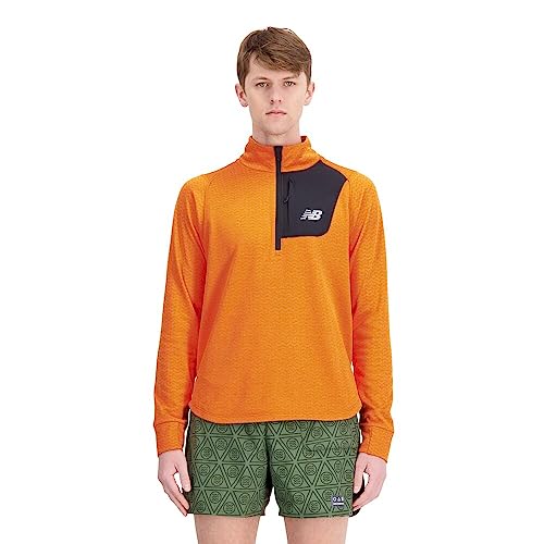 New Balance Heat Gridハーフジップ Amazon.com: New Balance Men's NB Heat Grid Half Zip, Cayenne