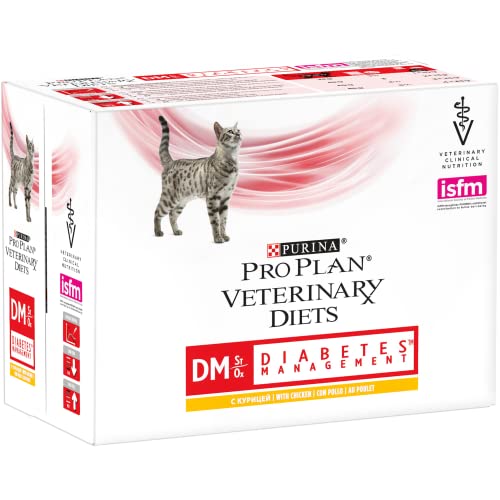 Purina Veterinary Diet Gatto DM Pollo 10x85g