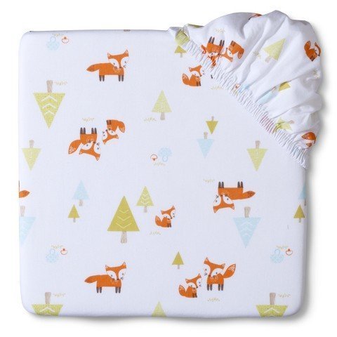 Circo Woven Woodland Fitted Crib Sheet