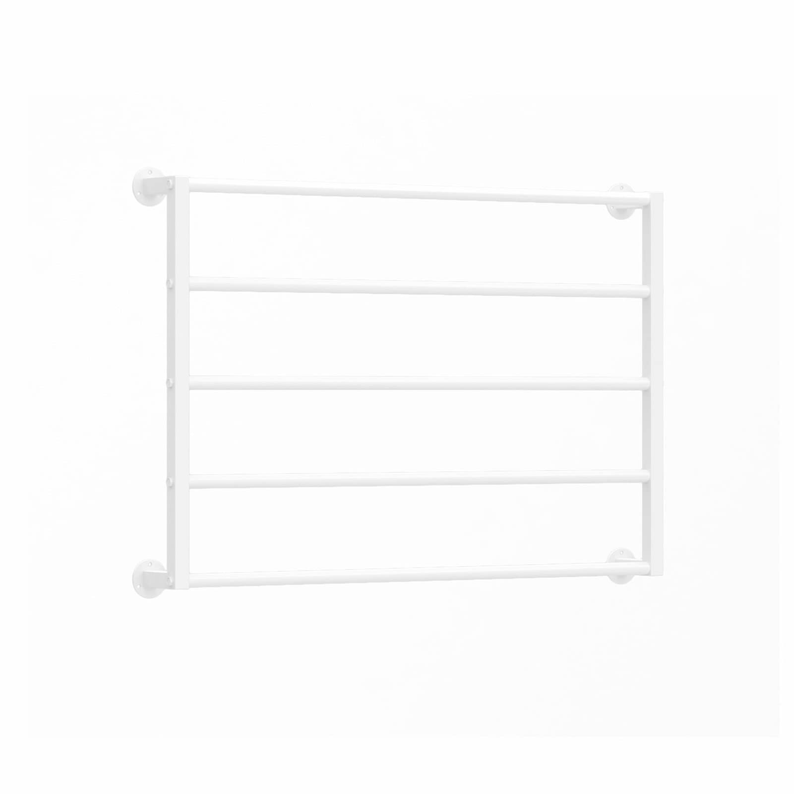 Étagère murale en métal 5 niveaux dorée 100 cm et 120 cm pour magasin