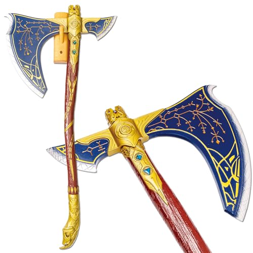 ziqing Axe 1:1 Replica Real Metal Stainless Steel cos Weapon Props Blue 38inchs