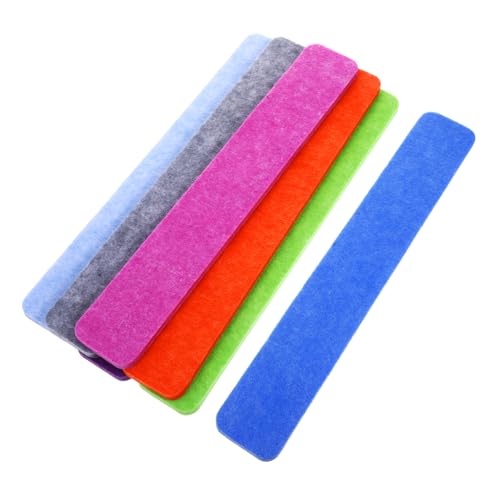 MUCKLILY 7pcs Self Adhesive Felt Bulletin Board Strips for Home Office Decor Versatile Wall Strips for Notes Photos Schedules for Creative Displays and Organization