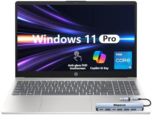 <p>HP 15.6" FHD Touch Laptop with Intel i5, 16GB RAM, 512GB SSD, Windows 11 Pro & Docking Station - Flagship Business Bundle in Natural Silver</p>