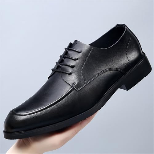 Men's British Style Breathable Oxfords Summer Wedding Dress Shoes Youthful Business Interview Formal Footwear2
