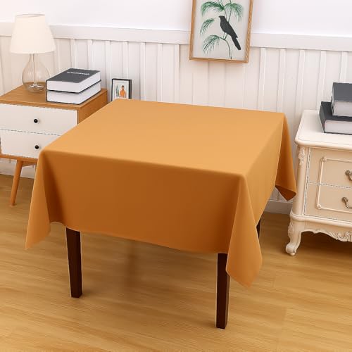 Image of Styleys Dining Table Cover Waterproof with for Kitchen Dining Table Cloth Dust and Oil Repellent (140x180, 1 Table Cover Only, Beige, CTSD23)