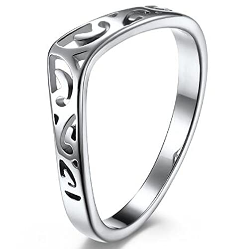 Jude Jewelers Stainless Steel Knot Pattern Chevron Style Wedding Promise Statement Anniversary Valentines Ring