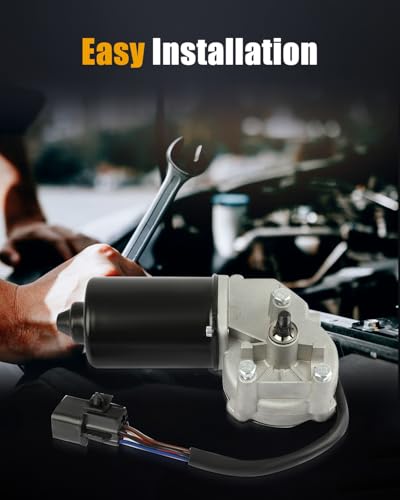 Image of ROADFAR Front Windshield Wiper Motor Fit for Hyundai for Tucson 2010-2017 | Fit For Hyundai For ix35 2015|For Hyundai For Tucson 2010-2017|Replace 981102S000|5 Pins