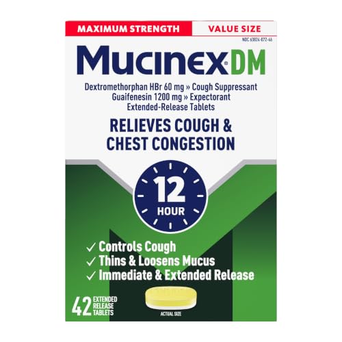 Mucinex DM Maximum Strength 12 Hour Tablets