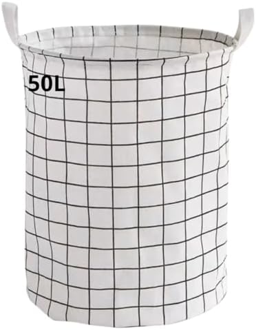 Cesto de Roupa Suja Organizador Brinquedo 50 Litros Dobrável Mult...