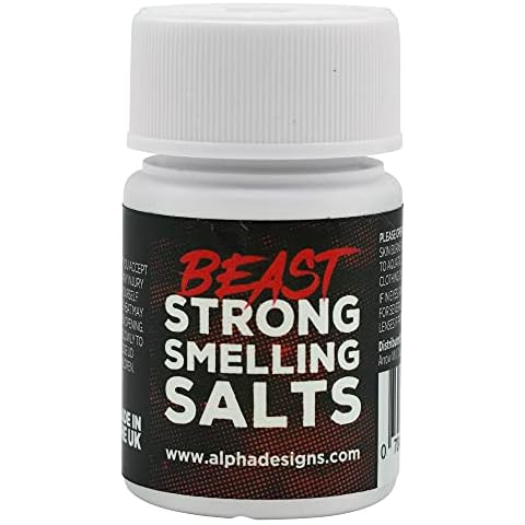 Alpha Designs 'Beast' Strong Smelling Salts - As used by Eddie 'The Beast' Hall - Ideal for Powerlifting, Strongman and Bodybuilding Cover
