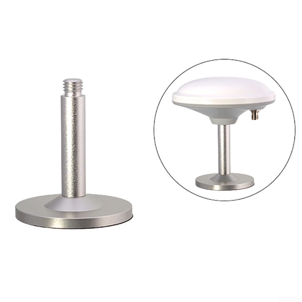 Base magnetica per antenna, nuova base magnetica per antenna Gps Gnss con filettatura 5/8-11, adattatore per antenna Gnss per ricetrasmettitore radio marino mobile (tutta base in alluminio)